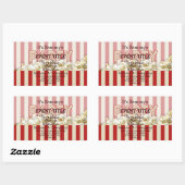 Es ist dein Personalisiertes Party. Rechteckiger Aufkleber (Blatt)