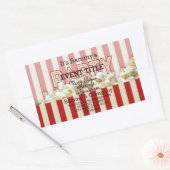 Es ist dein Personalisiertes Party. Rechteckiger Aufkleber (Umschlag)