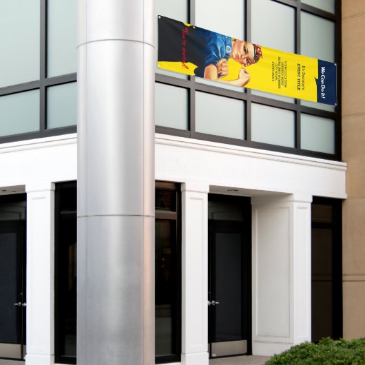 Es ist dein Personalisiertes Rosie Party Vertikal Banner (Äußeres Gebäude)