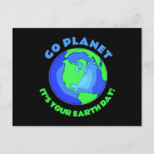 Es ist dein Tag der Erde! Postkarte (Vorderseite)