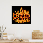 Es ist deine Hölle Poster (Küche)
