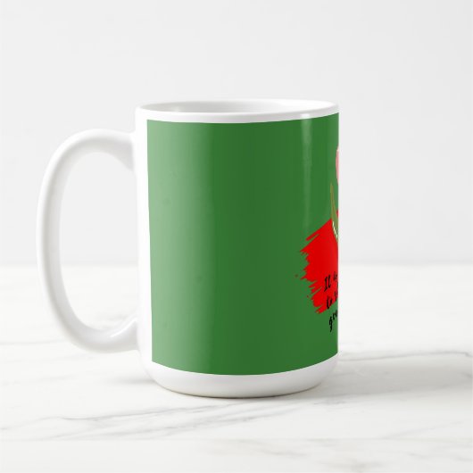 Es ist deine Zeit Kaffeetasse (Links)