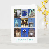 Es ist deine Zeit Karte (Gelbe Blume)