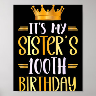 Es ist der 100. Geburtstag meiner Schwester Herzli Poster