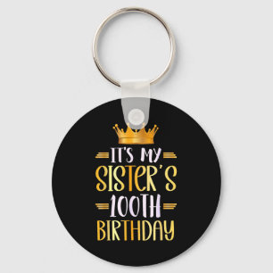 Es ist der 100. Geburtstag meiner Schwester Herzli Schlüsselanhänger
