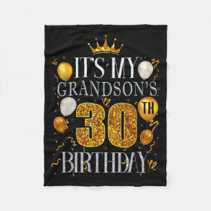 Es ist der 30. Geburtstag meines Enkels Herzlichen Fleecedecke