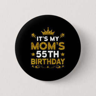 Es ist der 55. Geburtstag meiner Mutter Herzlichen Button