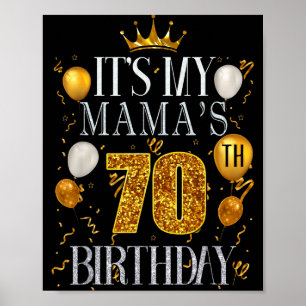 Es ist der 70. Geburtstag meiner Mama Herzlichen G Poster