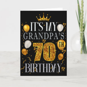 Es ist der 70. Geburtstag meines Opas Herzlichen G Karte
