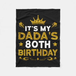 Es ist der 80. Geburtstag meines Dadas Herzlichen Fleecedecke