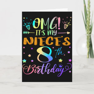 Es ist der 8. Geburtstag meiner Schwester Herzlich Karte