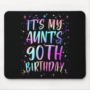 Es ist der 90. Geburtstag meiner Tante Buntes Happ Mousepad