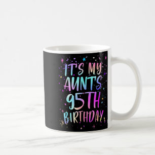 Es ist der 95. Geburtstag meiner Tante Bunt Fröhli Kaffeetasse