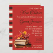 Es ist der Anfang eines neuen Kapitel-Brautparty Einladung (Vorne/Hinten)
