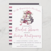 Es ist der Anfang eines neuen Kapitel-Brautparty Einladung (Vorne/Hinten)