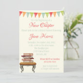 Es ist der Anfang eines neuen Kapitel-Brautparty  Einladung (Stehend Vorderseite)