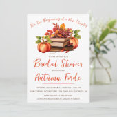 Es ist der Anfang eines neuen Kapitel-Brautparty Einladung (Stehend Vorderseite)