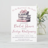 Es ist der Anfang eines neuen Kapitel-Brautparty Einladung (Stehend Vorderseite)