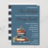 Es ist der Anfang eines neuen Kapitel-Brautparty Einladung (Vorne/Hinten)