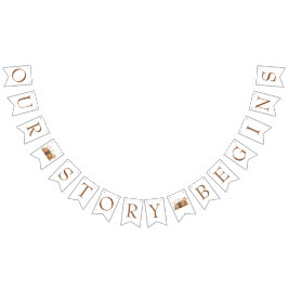 Es ist der Anfang eines neuen Kapitel-Brautparty Wimpelkette