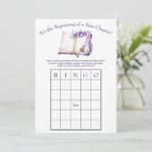 Es ist der Anfang eines neuen Kapitels! BINGO-Spie Einladung (Stehend Vorderseite)