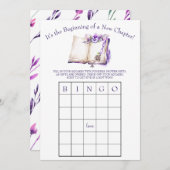 Es ist der Anfang eines neuen Kapitels! BINGO-Spie Einladung (Vorne/Hinten)