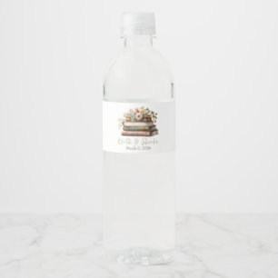 Es ist der Beginn eines neuen Kapitels Junggeselli Wasserflaschenetikett