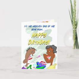 Es ist der bestste Tag des Jahres Mama. Dankeskarte