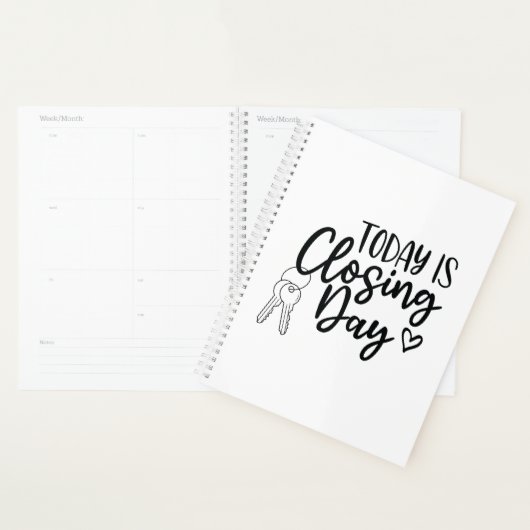 Es ist der Closing Day Real Anwesen Planer (Anzeige)