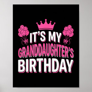 Es ist der Geburtstag meiner Enkelin, passende Fam Poster