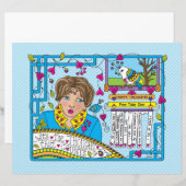 Es ist der Gedanke, dass zählt_flach Papier Blatt  (Vorne/Hinten)