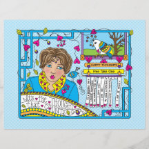 Es ist der Gedanke, dass zählt_flach Papier Blatt 