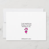 Es ist der Gedanke, dass zählt_flache Karte 7"x5" (Rückseite)