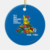 Es ist der Gedanke, der zählt Keramikornament (Vorne)