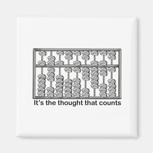 Es ist der Gedanke, der zählt Magnet (Vorne)