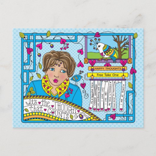 Es ist der Gedanke, der zählt_ Postkarte (Vorderseite)