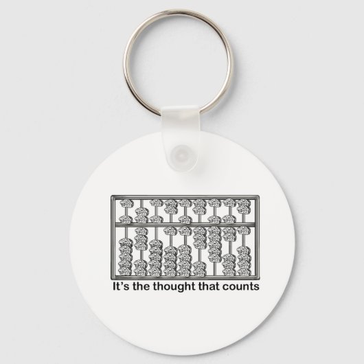 Es ist der Gedanke, der zählt Schlüsselanhänger (Vorderseite)