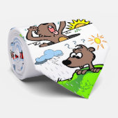 "Es ist der Groundhog-Tag!" Krawatte (Gerollt)