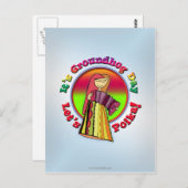 Es ist der Groundhog-Tag! Postkarte (Vorne/Hinten)