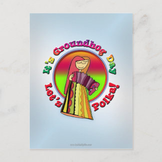 Es ist der Groundhog-Tag! Postkarte