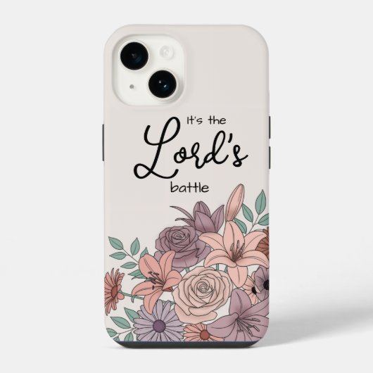 Es ist der Kampf des Herrn iPhone Hülle (Rückseite)