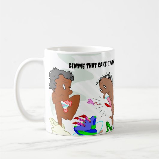 Es ist der Kuchentag! Kaffeetasse (Links)