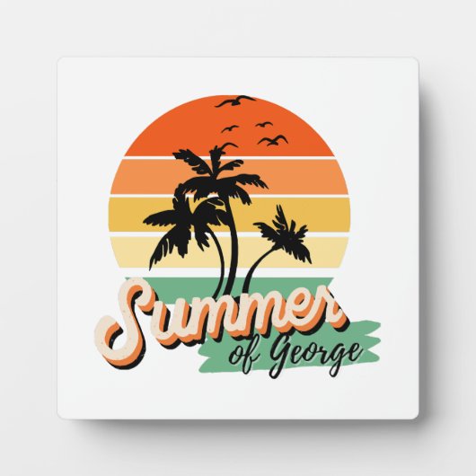 Es ist der Sommer von George Fotoplatte (Vorderseite)
