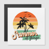 Es ist der Sommer von George Magnetkarte (Vorne/Hinten)