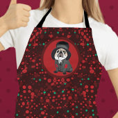 Es ist der Weihnachts-Mops-Hund-Lover-Hobo-Elbow-P Schürze