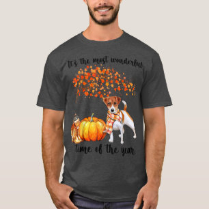 Es ist der wunderbarste Herbstzeit Jack Russel Pu T-Shirt