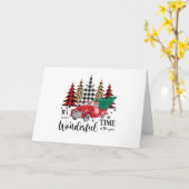 Es ist der wunderbarste Weihnachtsfahrer zur Zeit Karte (Gelbe Blume)