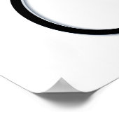 Es ist der Zug! Fahrrad-Retro-Stil Poster (Ecke)