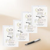 Es ist die Bekanntgabe von zwei Geschlechtern Einladung