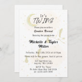 Es ist die Bekanntgabe von zwei Geschlechtern Einladung (Vorne/Hinten)